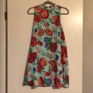 Flowered Swing Dress